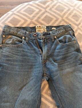 Ariat Men's Straight Leg Denim Jeans in Blue Wash